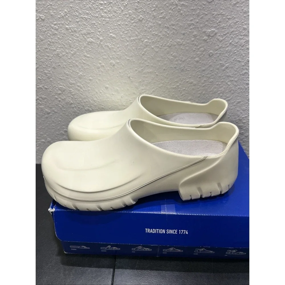Birkenstock A 640 Polyurethane White EU 41 US M8 L10 Mens